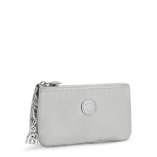 Kipling Creativity Large Classic Metallic Pouch Táska Bézs | HU 2072YX